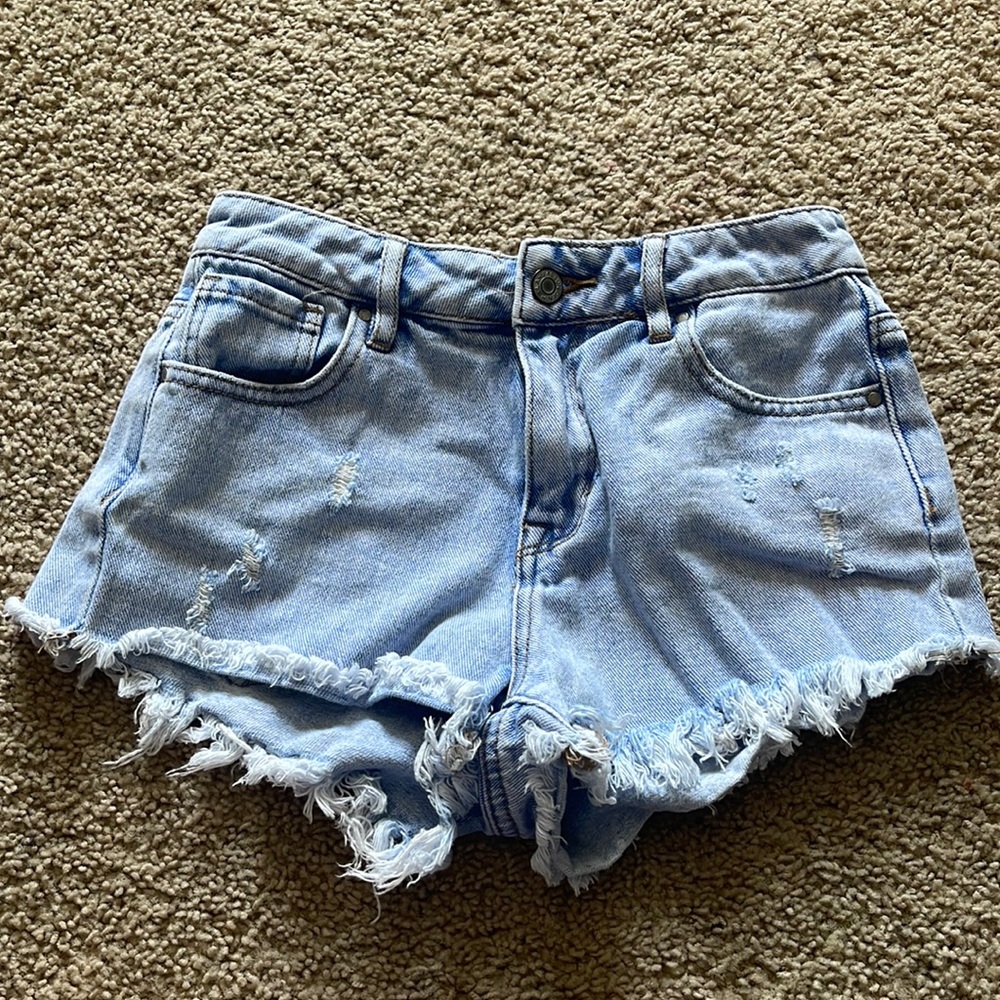 High Rise Festival PacSun Jean shorts